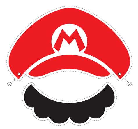 Mario Mustache Printable